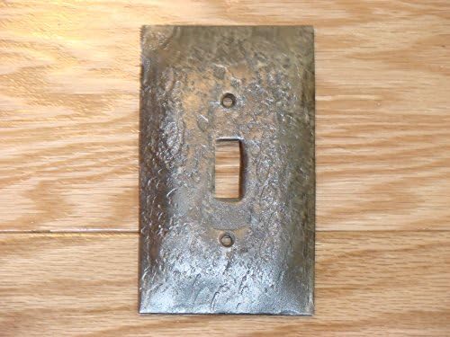 Forged Pebble textured light switch plate