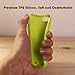 iPhone 6/6S (4.7 inch) Jelly Case, ANLEY [Candy Fusion] Series Jelly Silicone Case Soft Cover for Apple iPhone 6 / 6S (Cream Yellow) + Free Screen Protector