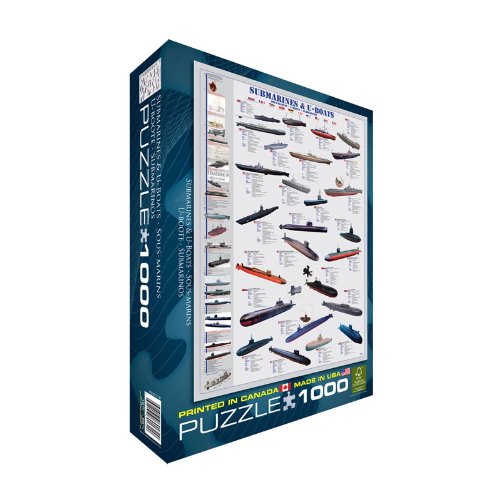 EuroGraphics Submarines and U Boats 1000 Piece Puzzle