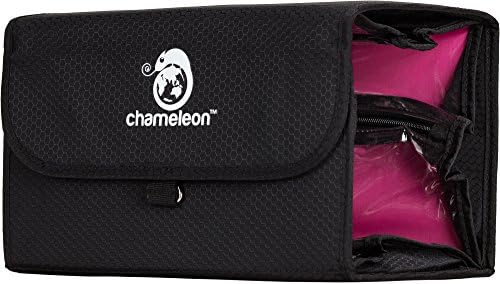 TOILETRY BAG - Hanging Toiletries Organizer - Water Resistant Travel Toilet Kit For Bathroom Items (Pink)
