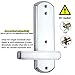 Elemake Right Handed Keyless Entry Lock Door Keypad Mechanical Security - Upgrade (Not Deadbolt,Only for Single Borehole Door, Borehole Smaller Than Dia. 2-1/8”,Need Drill Additional 4 Holes)