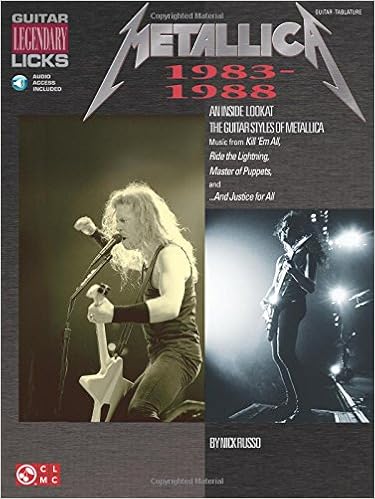Amazon Com Metallica Legendary Licks 1983 1988 Guitar Legendary Licks 0073999829358 Russo Nick Books
