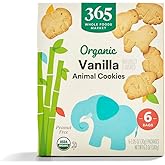 365 by Whole Foods Market, Organic Multi Pack Vanilla Animal Cookie, 6.3 Ounce