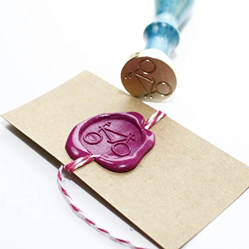 Bike Seal Stamp, Seal Stamp, Sealing Stamp Set, Seal Wax Stamp, Wax Seal, 25mm Initial Sealing Stamp