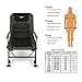 VINGLI Professional Fishing Chair Foldable,180° Adjustable Reclining Mesh Padded Back,Outdoor Portable Camping/Picnic/Hiking/Beach Stool,Support 350LBS,w/Steel Armrest,Free Durable Carry Bagthumb 3