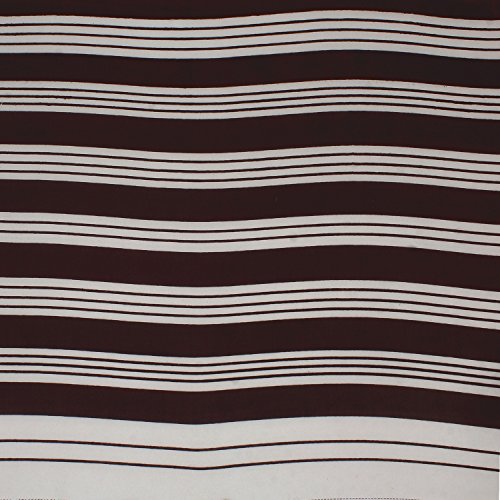 Janasya Women's Cream & Brown Printed Georgette Saree - Image 6