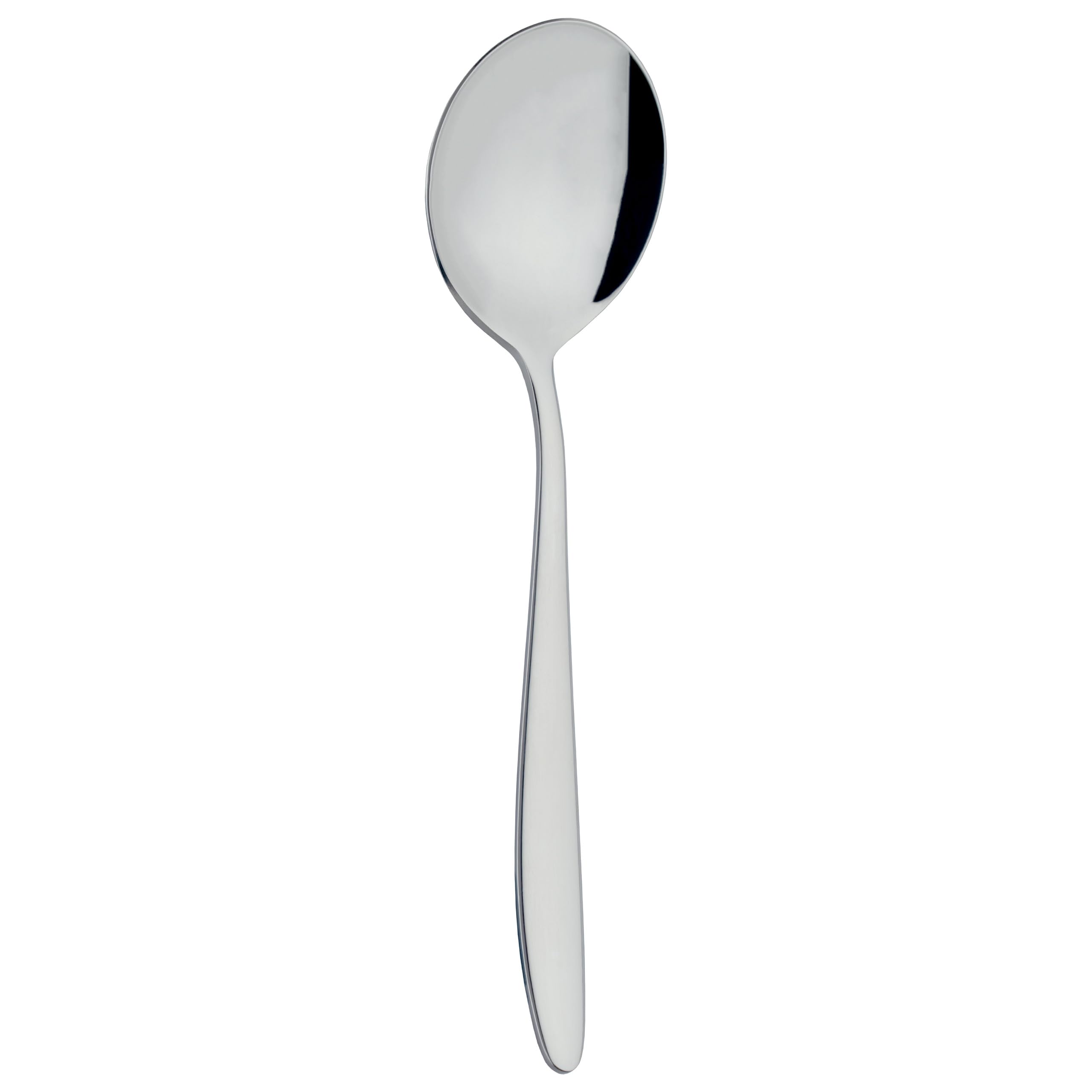 Grunwerg Balmoral Soup Spoons, 18/10 Stainless Steel, Set of 12