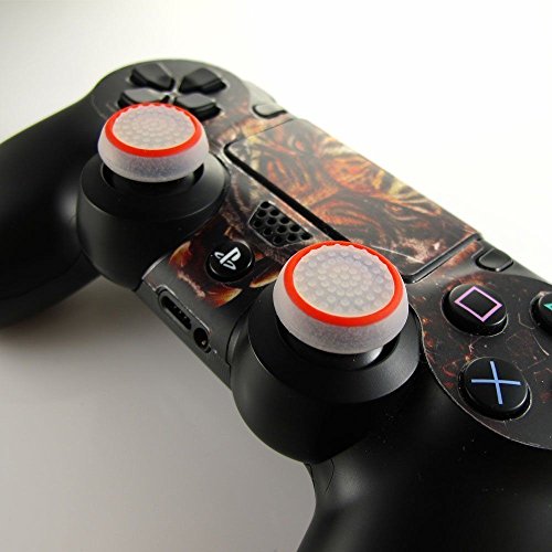 CHENBO Slicone Analog Controller Joystick Thumbstcks Ciaps Thumb Stick Grips Caps Cover for PS4 PS3 Xbox One/360 Controllers (Dot)