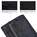 HOMEST 2 Pack XL Wash Me Travel Laundry Bag, Dirty Garments Organizer, Large Enough to Hold 4 Loads of Clothes, Easy Fit a Hamper or Clothing Basket, Black and Red