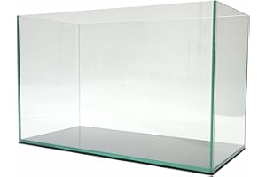 Lifegard Aquatics 5 Gallon Rimless Aquarium, Clear Glass, Ultra Clear Sealant Fish Tank, 5mm Thick with Dense Leveling Mat for Freshwater/Marine, Home or Office Decor (15.74"x7.87"x9.84")