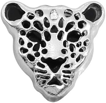 Hollow Cheetah Head Collar Brooch Leopard Suit Lapel Pin for Mens Dress