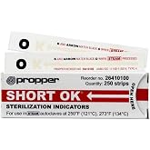 Propper Manufacturing 26410100 Sterilization Indicator Strip, 4" Length (Pack of 250)