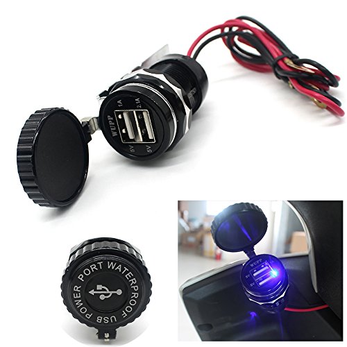 E-bro®waterproof 12v to 5v motorcycle usb mobile phone…