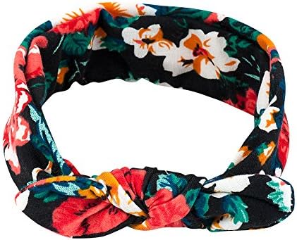 Baby Headbands, Kaoriatoty 6 Pack Girls Hairbands Elastic Bow Headbands turban knotted Multicolor Head Wrap Head Wear for Newborn Toddler kid