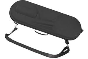 Portable Badminton Racquet Organiser Hard Frame Badminton Racket Storage Case with Handle and Adjustable Shoulder Strap Bag f