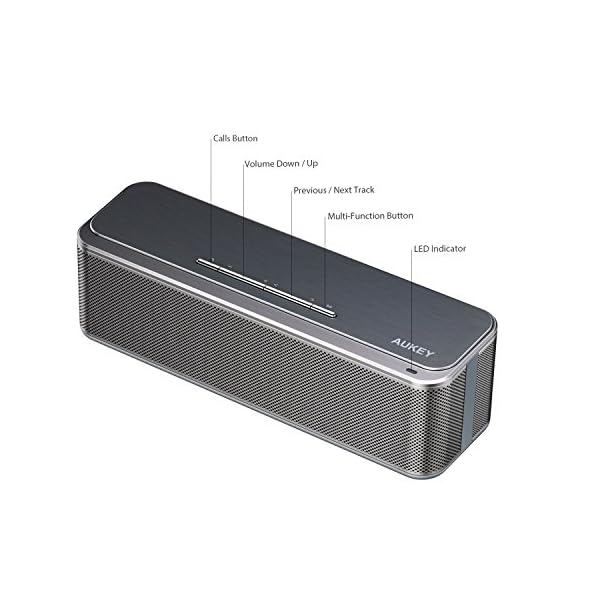 AUKEY-Bluetooth-Speaker-with-Enhanced-Bass-and-Bluetooth-40-for-iPhone-iPad-Samsung-Nexus-HTC-Laptops-and-More