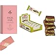 Angel Hair & Mini Dubai Chocolate Bar – Dubai Chocolate Pistachio 1.43 lb (Pack of 24) + Chocolat Cotton Candy Bar 170g (5.9 oz) – Luxury Assorted Sweets with Strawberry & Pistachio – Holiday, Birthday, Celebration Treat (1-Pack)