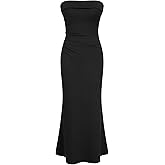CIDER Womens Tube Dress Summer Maxi Strapless Bodycon Long Cocktail Party Club Dresses