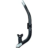 Mares Ergo Flex Snorkel for Scuba Diving, Snorkeling, Freediving with Corrugated Silicone Hose &amp; Mouthpiece