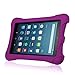 Fintie Shock Proof Case for Amazon Fire HD 8 (Previous Generation - 6th) 2016 release - Ultra Light Weight Protective Kids Friendly Cover, Purple