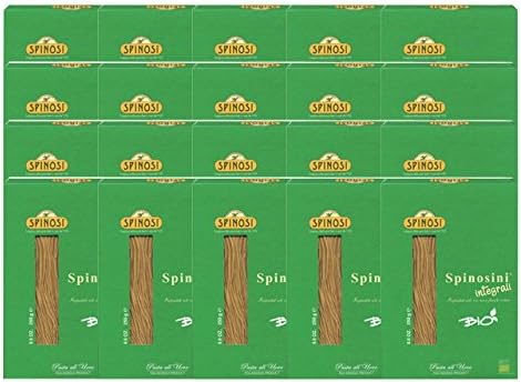 Organic Spinosini Integrali (Whole Wheat) BIO Egg Pasta by Spinosi (Case of 20 Packages)