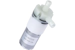 LA FARAH DC 12V Mini Self Priming Pump Micro Diaphragm Fresh Water Pump 1.3LPM, Replacement Water Booster Pump for Ice Maker,Coffee Machine,Water Dispenser