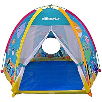 NARMAY Play Tent Ocean World Dome Tent for Kids Indoor / Outdoor Joy - 70 x 70 x 42 inch