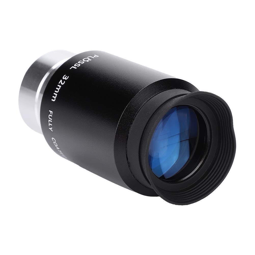 Yunir Black Plossl 32mm Telescope Eyepiece, Multi-Coated, 1.25" Filter Thread