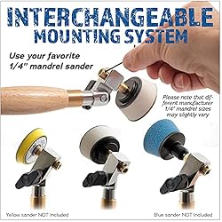 2 inch Diameter Bowl Sander with Dual Bearing Head