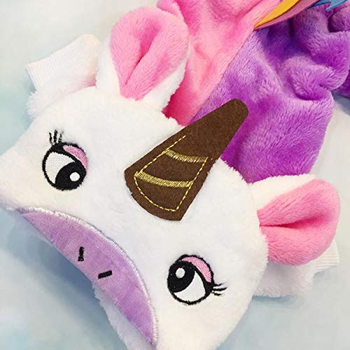 Ollypet Cute Dog Unicorn Costume Jumpsuit for Small Medium Dogs Puppy Cat Funny Halloween Outfit Clothes Hoodie Pink