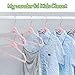 AINARE Velvet Hangers,Velvet Kid Hanger,Gold Velvet Hangers Kids,Hanger Kid Velvet,Cascading Velvet Hangers,Velvet Hangers Cascade,Plastic Hangers (Pink)