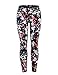 DOP DOVPOD Printed Yoga Pants High Waist Fitness Plus Size Workout Leggings Tommy Control Capris for Women