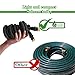 50ft Expandable Garden Hose,Heavy Duty Flexible Hose Pipe with 8-Way Spry Nozzle,3/4