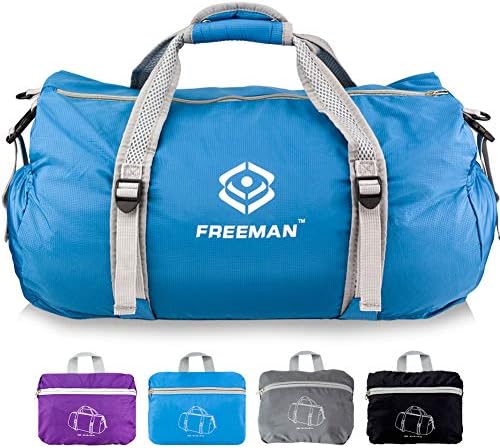 Packable Travel Small Duffel Bag Sports Gym Bag Lightweight Weekender Bag for Men Women
