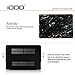iDOO Matte Rubber Coated Soft Touch Plastic Hard Case for MacBook Pro 13 inch Retina Without CD Drive Model A1425 and A1502 Rich Black Marble