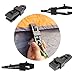 KEWAYO 12-Pack Heavy Duty Tarp Clips - Shark Tooth Grip & Quick Release Button for Canopy, Pool Covers, Tent, Camping - Secure Hold for Outdoor Tarps & Shelters