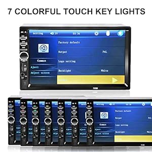 Andven Autoradio Bluetooth, Car Stereo 2 DIN 7 pollici Touch Screen MP5 Player con Supporto FM/AUX/USB/TF Card + Rear… - immagine 6