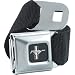 Official Licensed Mustang Car Logo Seatbelt Buckle with Canvas Black Webbing