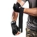 Weight Lifting Gloves with Integrated Wrist Wrap, Light Microfiber & Anti-Slip Silica Gel Grip Glove for Gym Workout, Crossfit, Weightlifting, Powerlifting, and Running—Pair