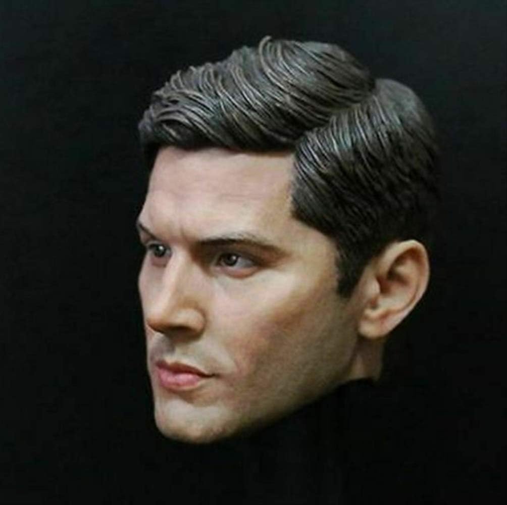 Jensen Ackles Male Head Carving Head Sculpt Model Movie Figure Head for 12" Action Figure Body1/6 Dean Winchester