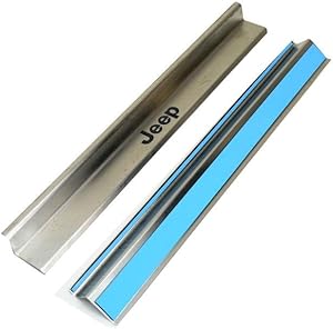 Genuine Jeep Accessories 82210108AC Brushed Stainless Steel Door Sill Guard