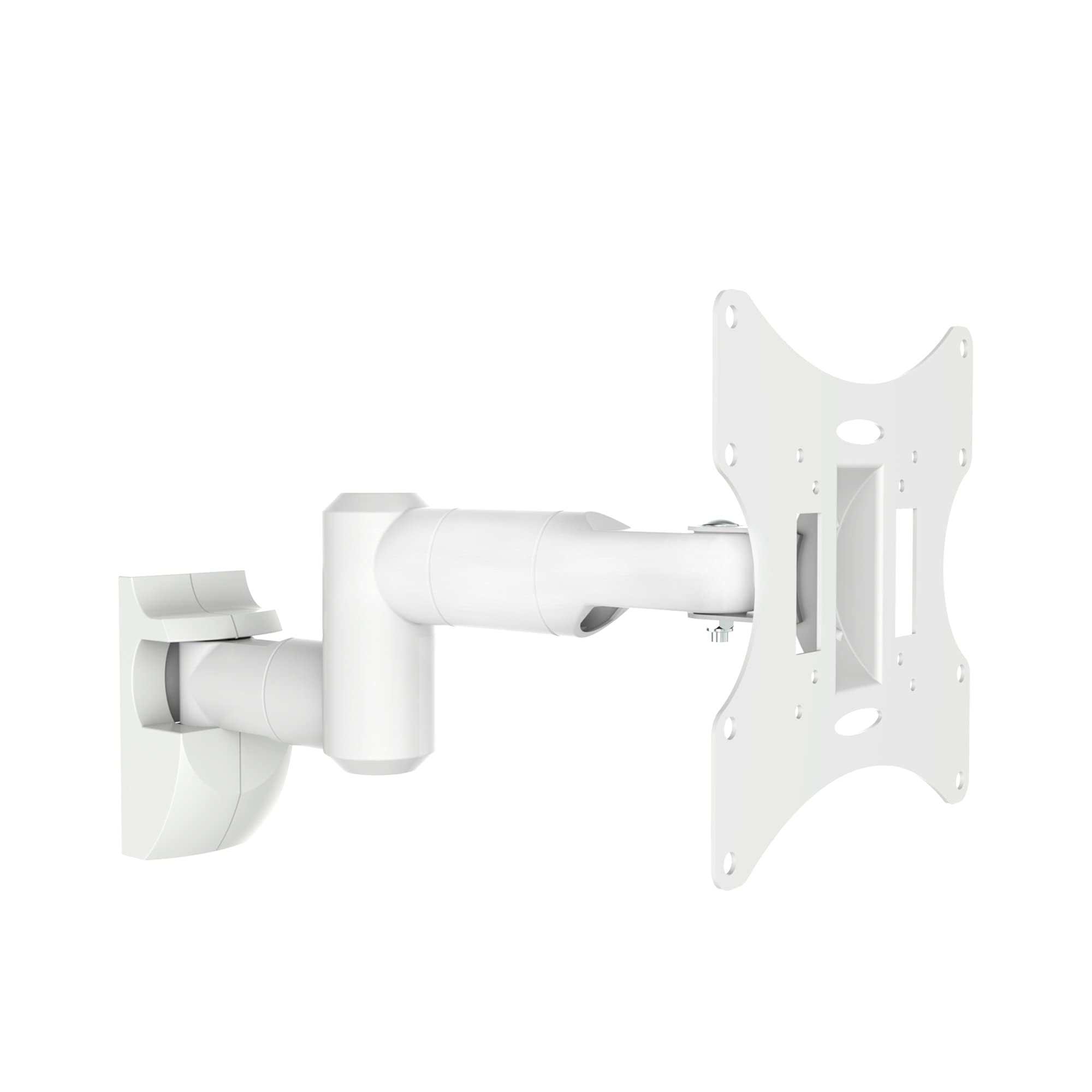 Conecto Soporte De Pared Para Monitores Y Televisores De Hasta 42 Pulgadas, Giratorio (+/-90°), Inclinable (+/-20°), Vesa 50X50 - 200X200, Capacidad De Carga Máxima 30,0 Kg, Blanco