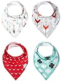 Baby Bandana Bibs for Teething Drooling and Feeding 