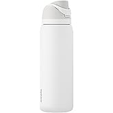 Owala FreeSip Insulated Stainless Steel Water Bottle with Straw, BPA-Free Sports Water Bottle, Great for Travel, 40 Oz, Shy Marshmallow