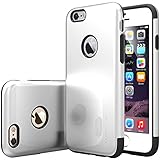 iPhone 6 Case, Caseology [Sleek Armor Series] Slim Fitted Hard Exterior [Silver] [Metallic Shell] for Apple iPhone 6 & iPhone 6S