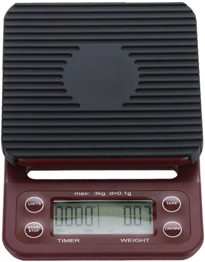 QKa Digital Kitchen Scale Portable Electronic with Timer LCD Digital Kitchen Coffee Weighing tool libra Precision Jewelry