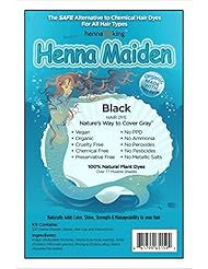 Black Henna Hair Color For All Kit | 100% All Natural Indigo Powder Hair Dye & Beard Dye (Midnight Natural Black) Organic, Herbal & Vegan Chemical & Cruelty Free Permanent Gray Coverage & Tinting