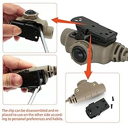 HEARFALCOM U94 PTT Tactical Headset Adapter V2 PTT