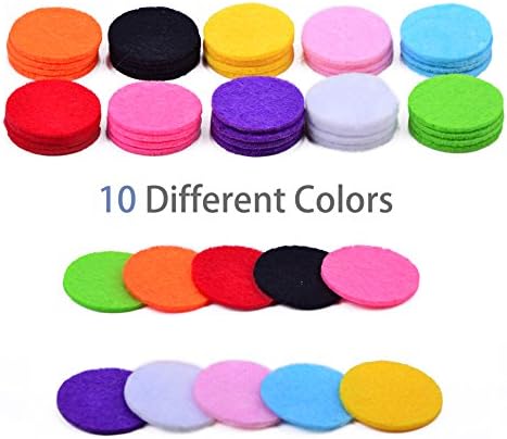 Aromatherapy Essential Oil Diffuser Necklace Refill Pads/Replacement Pads/Thickened/Washable/Highly Absorbent for Aroma Locket Necklace