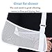 White Mesh Arm Sling Shower Sling Fashion Sling Shoulder Sling for Men and Women